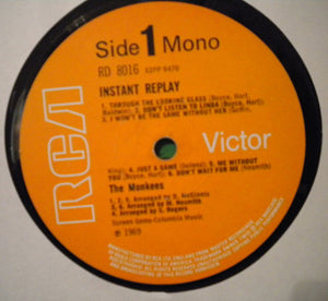 The Monkees : Instant Replay (LP, Album, Mono)