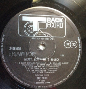 The Who : Meaty, Beaty, Big & Bouncy (LP, Comp, RP)