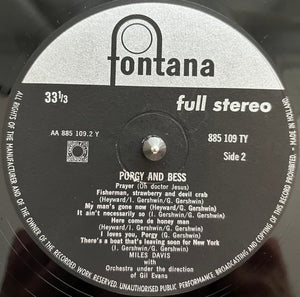 Miles Davis : Porgy And Bess (LP, Album)