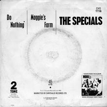 Load image into Gallery viewer, The Specials : Do Nothing / Maggie's Farm (7", Sil)

