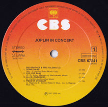 Load image into Gallery viewer, Janis Joplin : Joplin In Concert (2xLP, Album, RE, Sun)

