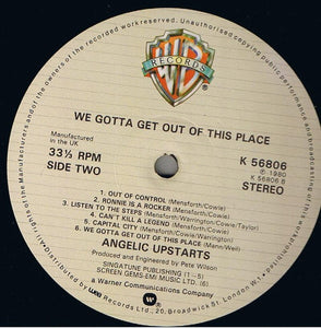 Angelic Upstarts : We Gotta Get Out Of This Place (LP, Album)