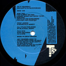 Load image into Gallery viewer, Ian Dury &amp; The Blockheads* : Do It Yourself (LP, Album)
