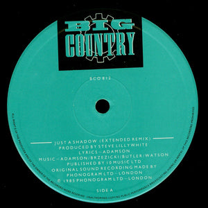 Big Country : Just A Shadow (Extended Remix) (12", Single)