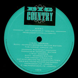 Big Country : Just A Shadow (Extended Remix) (12", Single)