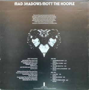 Mott The Hoople : Mad Shadows (LP, Album, RP)