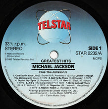 Load image into Gallery viewer, Michael Jackson Plus The Jackson 5 : 18 Greatest Hits (LP, Comp, Mad)
