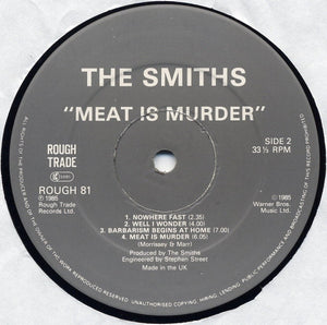 The Smiths : Meat Is Murder (LP, Album, CBS)