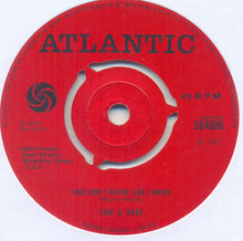 Load image into Gallery viewer, Sam &amp; Dave : You Don't Know Like I Know (7", Single, RE, 3-P)
