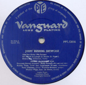 Jimmy Rushing : Jimmy Rushing Showcase (10", Album)