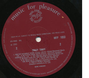 Gene Vincent : Crazy Times (LP, Album, RE)