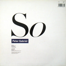 Load image into Gallery viewer, Peter Gabriel : So (LP, Album)

