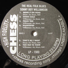 Load image into Gallery viewer, Sonny Boy Williamson (2) : The Real Folk Blues (LP, Album, Mono, RE, RM, 180)
