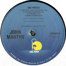 Load image into Gallery viewer, John Martyn : One World (LP, Album, IRM)
