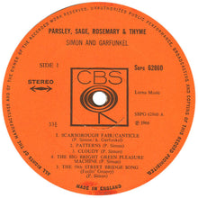 Load image into Gallery viewer, Simon And Garfunkel* : Parsley, Sage, Rosemary And Thyme (LP, Album, RP)
