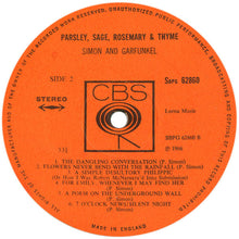 Load image into Gallery viewer, Simon And Garfunkel* : Parsley, Sage, Rosemary And Thyme (LP, Album, RP)
