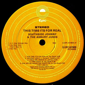 Southside Johnny And The Asbury Jukes* : This Time It's For Real (LP, Album)