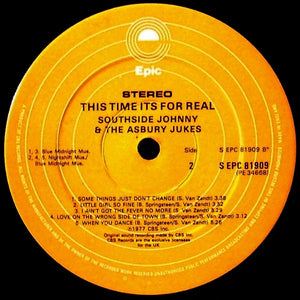 Southside Johnny And The Asbury Jukes* : This Time It's For Real (LP, Album)
