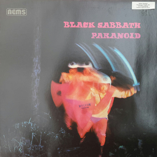 Black Sabbath : Paranoid (LP, Album, RE, Gat)