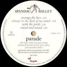 Load image into Gallery viewer, Spandau Ballet : Parade (LP, Album, Gat)
