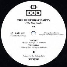 Load image into Gallery viewer, The Birthday Party : The Bad Seed (12&quot;, EP)
