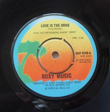 Load image into Gallery viewer, Roxy Music : Love Is The Drug (7", Single, Pus)
