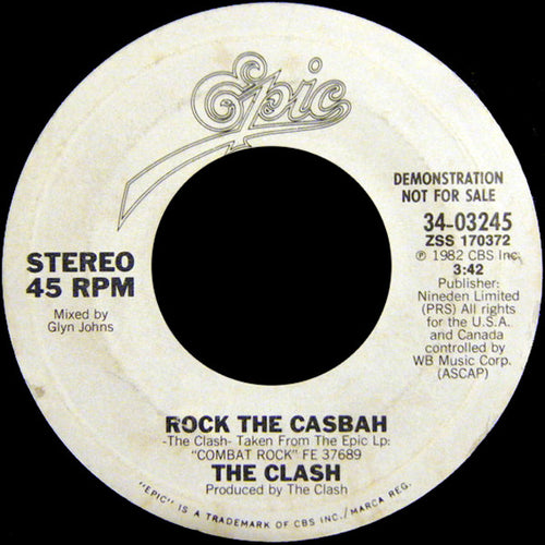 The Clash : Rock The Casbah (7