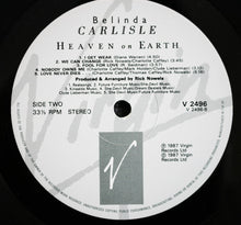Load image into Gallery viewer, Belinda Carlisle : Heaven On Earth (LP, Album)
