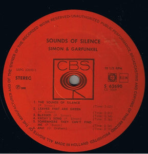 Simon & Garfunkel : Sounds Of Silence (LP, Album)