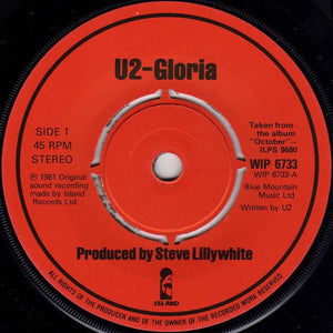 U2 : Gloria (7", Single)