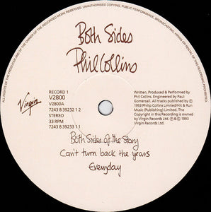 Phil Collins : Both Sides (2xLP, Album)