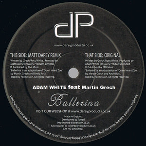 Adam White Feat Martin Grech : Ballerina (12")