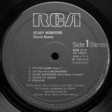 Load image into Gallery viewer, David Bowie : Scary Monsters (LP, Album)
