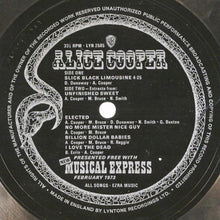Load image into Gallery viewer, Alice Cooper : Slick Black Limousine (Flexi, 7")
