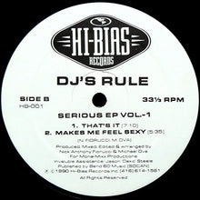 Load image into Gallery viewer, DJ's Rule : Serious EP Vol.-1 (12", EP)
