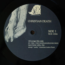 Load image into Gallery viewer, Christian Death : An Official Anthology Of &quot;Live&quot; Bootlegs (LP, Comp, Yel)

