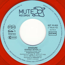 Load image into Gallery viewer, Erasure : Heavenly Action (7", Single, Red)
