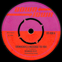 Load image into Gallery viewer, Desmond Riley / Music Doctors : Skinheads A Message To You / Going Strong (7", Single)
