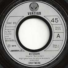 Load image into Gallery viewer, Kraftwerk : Autobahn (7", Single)
