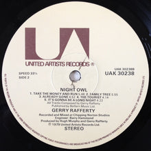 Load image into Gallery viewer, Gerry Rafferty : Night Owl (LP, Album)

