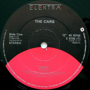 The Cars : Drive (12", Single, PRS)