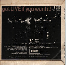 Load image into Gallery viewer, The Rolling Stones : Got Live If You Want It! (7", EP, Mono)
