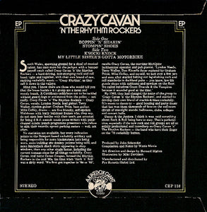 Crazy Cavan 'N' The Rhythm Rockers* : My Little Sister's Gotta Motorbike / Boppin' 'n' Shakin' / Stompin' Shoes / Knock! Knock! (7", EP)