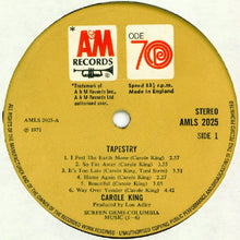 Load image into Gallery viewer, Carole King : Tapestry (LP, Album)
