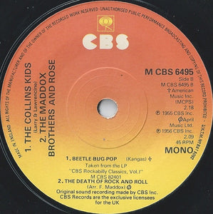 Various : CBS Rockabilly (7", EP, Comp, Mono)