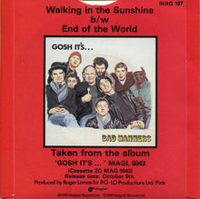 Load image into Gallery viewer, Bad Manners : Walking In The Sunshine (7&quot;, Single, Dam)
