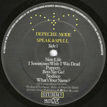 Load image into Gallery viewer, Depeche Mode : Speak &amp; Spell (LP, Album, Orl)
