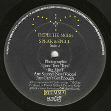 Load image into Gallery viewer, Depeche Mode : Speak &amp; Spell (LP, Album, Orl)
