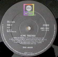 Load image into Gallery viewer, Dave Mason : Alone Together (LP, Album)
