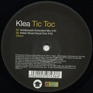 Klea : Tic Toc (12")